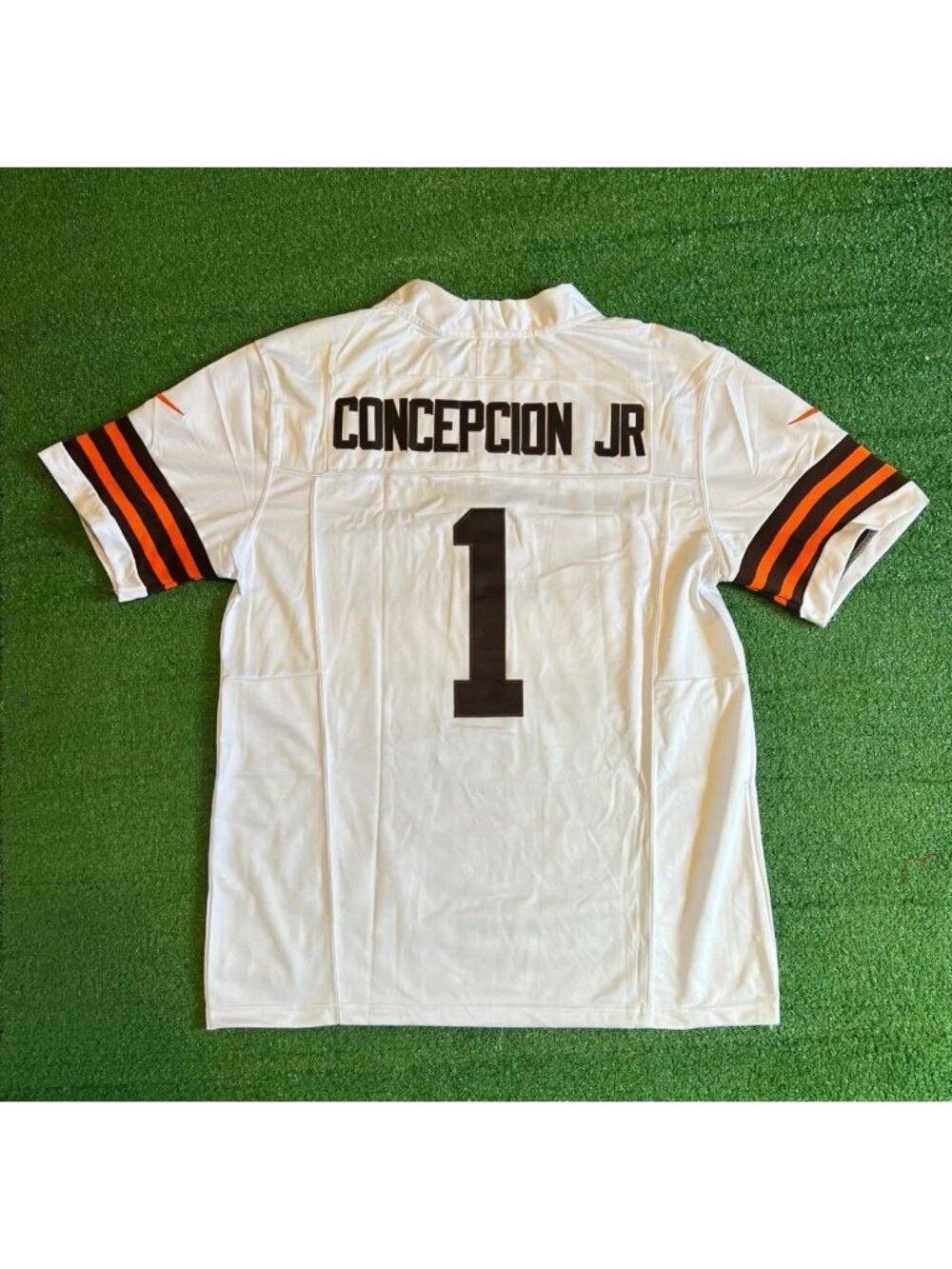 KC Concepcion JR White Stitched Jersey Vapor